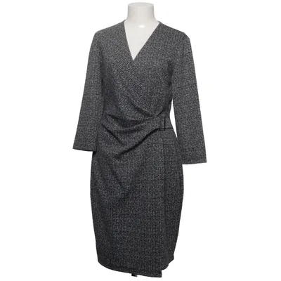 Robe (Noir, Blanc) de Anne Klein Élasthane, Polyester, Viscose