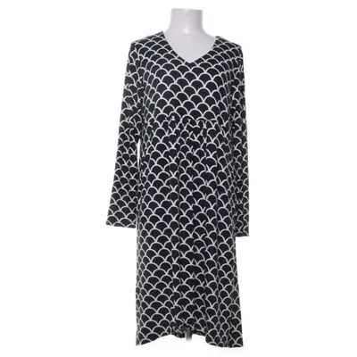 Klänning (Svart, Flerfärgad) från Happi Elastan, Polyester