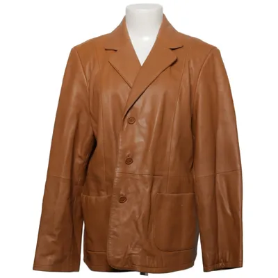 Läderkavaj (Brun) från Per Me Skinn, Polyester