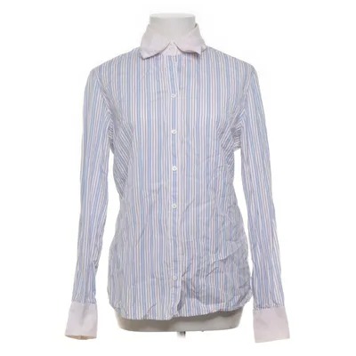 Chemise (Bleu, Blanc) de Massimo Dutti Woman Coton