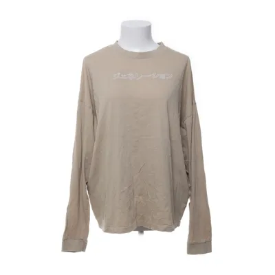 Långärmad t-shirt (Beige) från ASOS Ekologisk bomull, Elastan