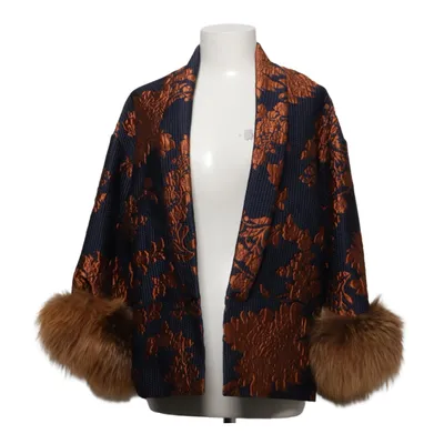 Cardigan (Blauw, Bruin) van Max & Moi Vossenbont, Polyamide, Polyester, Zijde