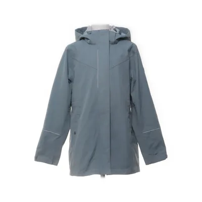 Regnjakke (Turkis) fra Polarn O. Pyret Genanvendt polyester