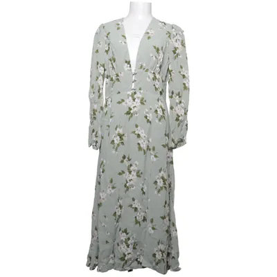 Långklänning (Grön, Vit, Flerfärgad) från Reformation Viskos