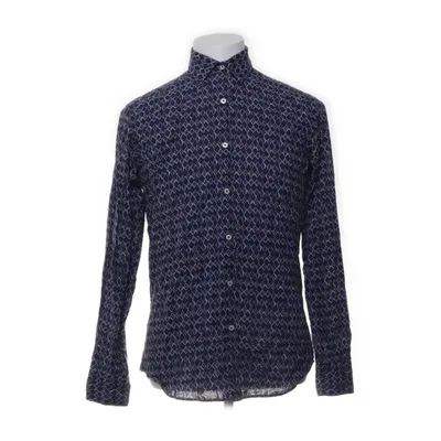 Skjorta (Blå, Vit) från Massimo Dutti Bomull, Linne