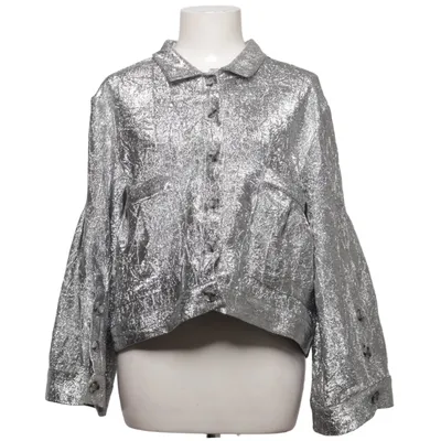 Veste (Argent) de Rabens Saloner Fibre métallique, Polyester