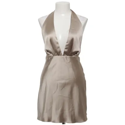 Halterneck-kjole (Beige) fra Zara Polyester
