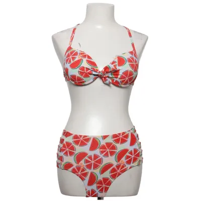 Bikini (Red, Multicolored) from Rae Elastane, Polyester