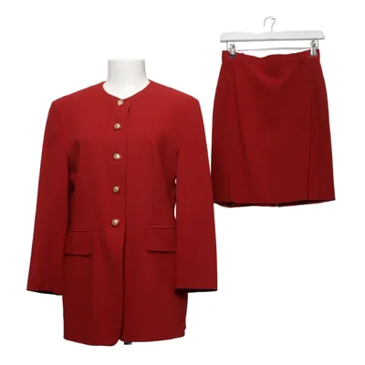 Tailleur jupe (Rouge) de Mondi Élasthane, Polyamide, Laine