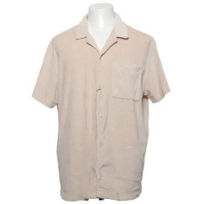 Chemise à manches courtes (Beige) de Topman Coton, Polyester