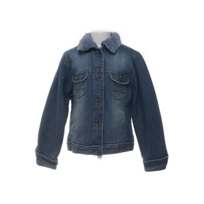 Gevoerde spijkerjas (Blauw) van Pocopiano Katoen, Polyester
