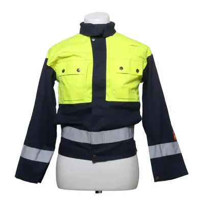 Work jacket (Blue, Yellow, Silver) from Fristads Cotton, Polyamide