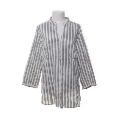 Blouse (Blanc, Gris) de XLNT Woman Coton, Élasthane, Polyamide, Polyester