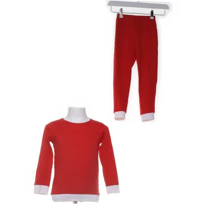 Pyjamas (Röd, Vit) från Lindex Bomull