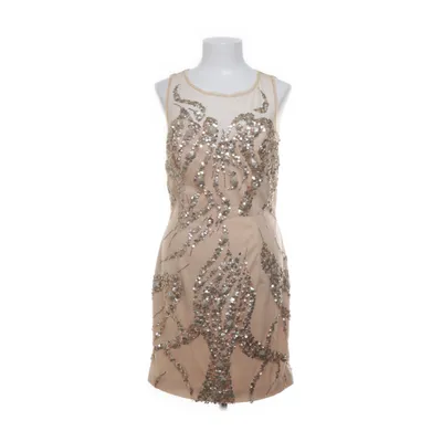 Cocktail dress (Beige, Silver) from Faust Polyester