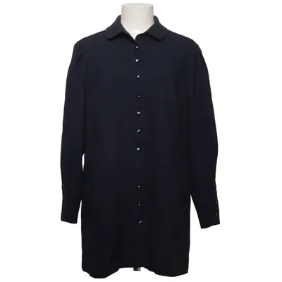 Robe chemise (Bleu) de Markwald Polyester, Laine