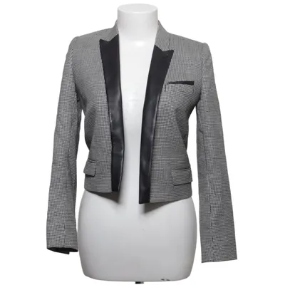 Smokingkavaj (Svart, Vit) från The Kooples Acetat, Bomull, Skinn, Mohair, Polyester, Ull