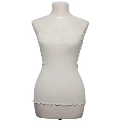 Débardeur (Blanc) de Rosemunde Coton, Élasthane, Polyamide, Soie