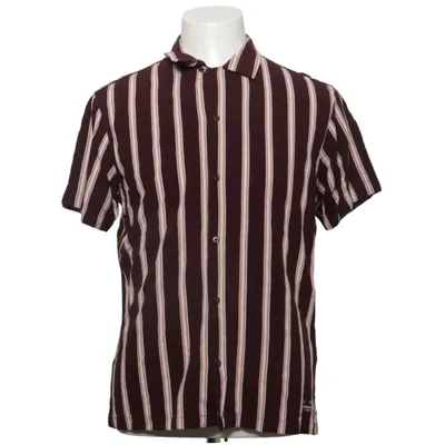 Short sleeve shirt (Red, White) from Premium by Jack & Jones Viscose