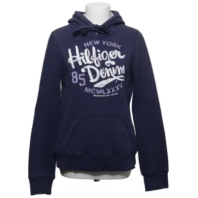 Huvtröja (Blå) från Hilfiger Denim Bomull, Elastan, Polyester