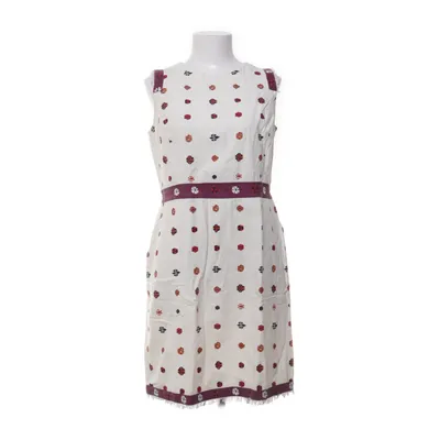 Klänning (Vit, Röd) från Fabindia Bomull