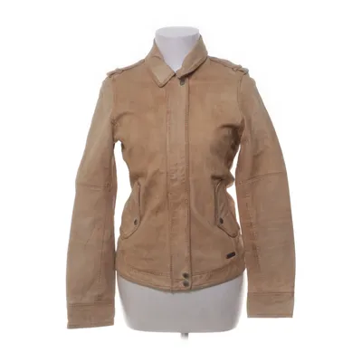 Læderjakke (Beige) fra Wrangler Læder