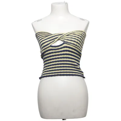 Tube top (Blue, White) from Sollinarry Elastane, Polyester