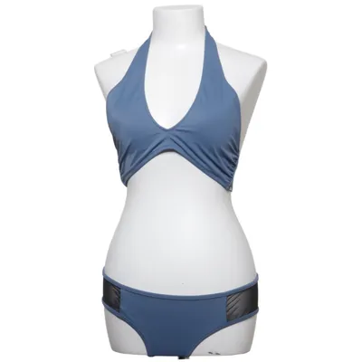 Bikini (Blue, Black, White) from Pink Victoria's Secret Elastane, Polyamide, Polyester