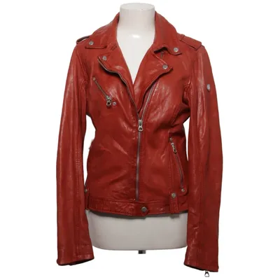Bikerjack (Rood) van Gipsy Katoen, Leer, Polyester