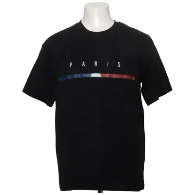 T-shirt (Zwart, Meerkleurig) van Fashion Katoen
