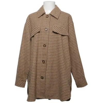 Overshirt (Brown, Multicolored) from Isolde Wool