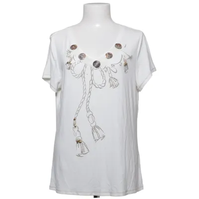 T-shirt (Vit) från Lisa Campione Elastan, Viskos