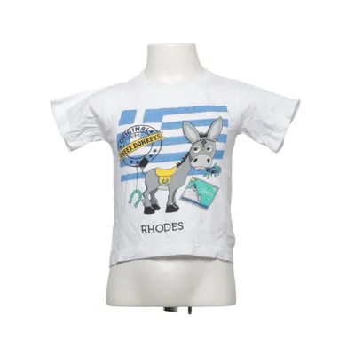 T-shirt (White, Blue) from Lilion Cotton