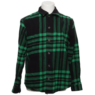 Flanellen overhemd (Groen, Zwart) van Only & Sons Katoen