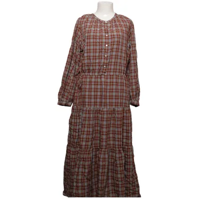 Maxikjole (Brun, Hvid, Blå) fra Uniqlo Genanvendt polyester