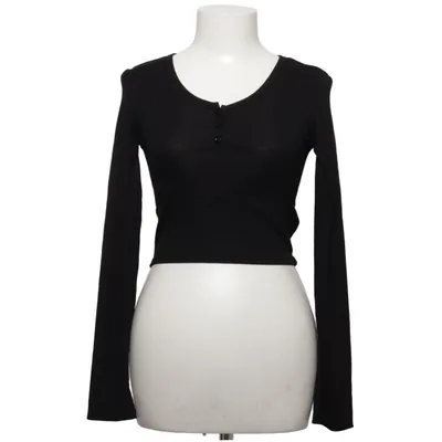 Henley shirt (Black) from Dazy Elastane, Polyester, Viscose