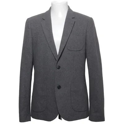 Blazer (Gris) de Bruun & Stengade Polyester, Laine