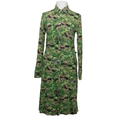 Skjortklänning (Grön, Flerfärgad) från Smirk Bomull, Elastan