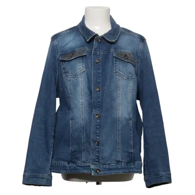 Denimjakke (Blå) fra Gina Laura Bomuld, Elastan