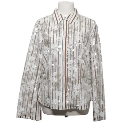 Skjorte (Hvid, Brun) fra Baum Und Pferdgarten Polyamid, Polyester, Viscose
