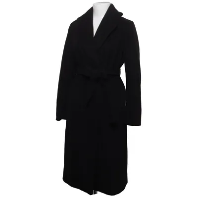 Mantel (Schwarz) von Mint & Berry Polyester, Viskose, Wolle