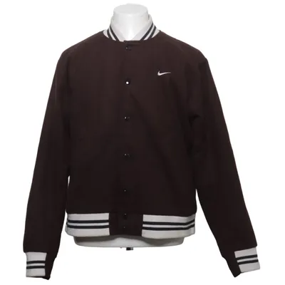 Collegejacka (Brun, Vit) från Nike Polyester, Ull