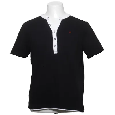 Henley shirt (Black, White) from Fratelli