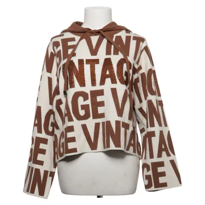 Huvtröja (Brun, Vit) från Moewy Polyester, Viskos