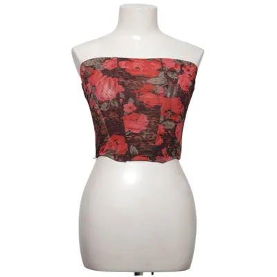 Tube top (Red, Brown, Multicolored) from Out from Under Cotton, Elastane, Polyester