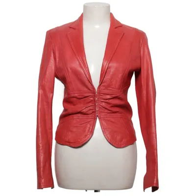 Leren blazer (Rood) van S' Leer