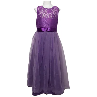 Robe de fille de fleur (Violet) de Ai Meng Baby