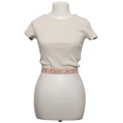 T-shirt (Beige) from Calvin Klein Jeans Cotton, Elastane