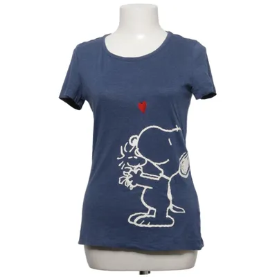 T-shirt (Blå) från Peanuts Bomull, Polyester
