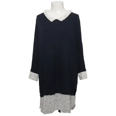 Dress (Blue, White, Multicolored) from Laura Torelli Elastane, Polyester, Viscose
